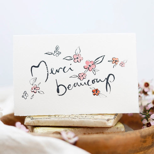 Merci Beaucoup Thank You Card
